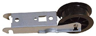 Lot de 2 galets poulies tendeurs et supports (124051-42563) Sèche-linge 06017597, 40004610 CANDY