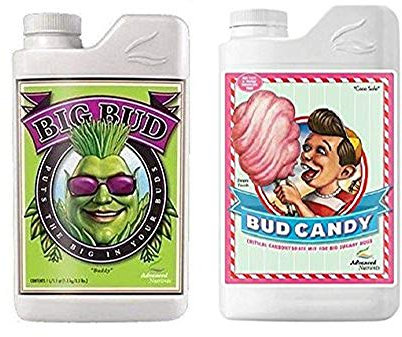 Advanced Nutrients Big Bud and Bud Candy Lot d'engrais hydroponiques 1 l