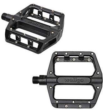 Wellgo B087U - 1/2 Alloy Platform BMX/ATB Pedal - Black