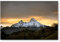 Postereck - 1489 - Watzmann, Berg Landschaft Natur Schnee Wald Bäume - Wandposter Fotoposter Bilder Wandbild Wandbilder - Poster - 3:2-91,0 cm x 61,0 cm