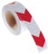 TUKA-i-AKUT 25Mx5cm Reflektierendes Warnklebeband - Hohe Intensität - Pfeil Design - Sicherheit Warnung Reflektorband, Hohe Sichtbarkeit Ausrichtung Aufkleber, Pfeil Rot/Weiß, TKD5031