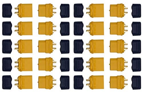 Marfitec © 10 Paar Amass XT60 H Stecker/Buchse (Male/Female) 3,5 mm + caps