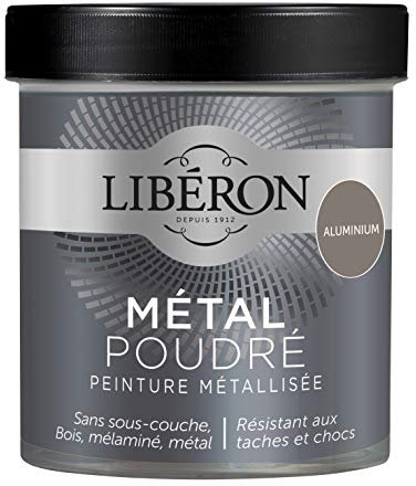 Libéron Peinture décorative Le Métal Poudré, Aluminium, 500 ML