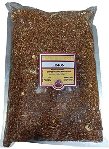 SABOREATE Y CAFE THE FLAVOUR SHOP Limone Rooibos Foglie di Tè Filo Sfuso Infuso Dimagrante Naturale 1 Kg