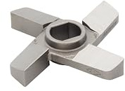 ZIKO B Fleischwolfmesser, Vorschneider, Lochscheiben versch. Größen (Messer B doppelt)