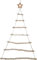 GWHOLE Escalera de Madera Árbol de Navidad 90 x 60cm para Colgar Calendario de Adviento Decoración Navidad Ramas Adornas de Pared
