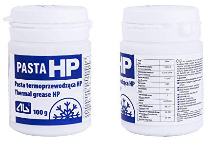 TermoPasty Wärmeleitpaste HP 100ml 1,5W/mK -50~250ﹾC weiße chemisch beständig AGT-127