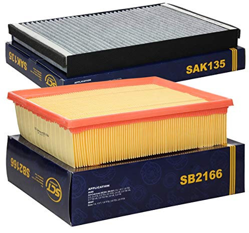 SCT Germany Inspektionspaket Wartungspaket Filterset 1 x Luftfilter 1 x Innenraumfilter mit AktivkohleF