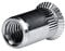GOEBEL® - 250 x Blindnietmuttern Nietmuttern M6 Stahl verzinkt (Ø x L) 8,9 x 16,0 mm Blindmuttern Senkkopf Rundschaft gerändelt Schaftende offen Einziehmutter Einnietmuttern GO-NUT