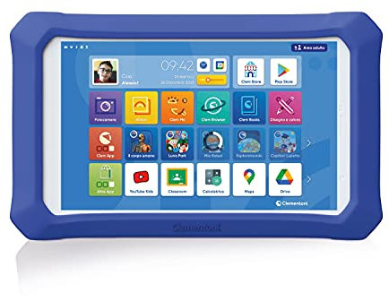 Clementoni X Revolution, Bambini-Tablet clempad 6-12 Anni, 8 Pollici, Android 11, 16 GB di Memoria, WiFi, Tante App preinstallate, Versione in Italiano, Multicolore, 16628