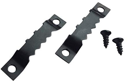 Taskar 20 Pack Sawtooth Picture Frame Hanger 45mm Black + Screws