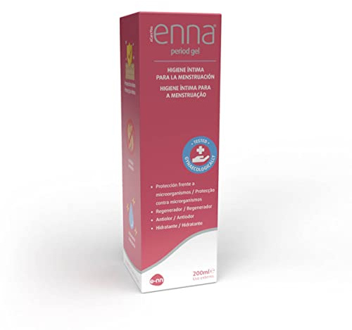 enna PERIOD GEL 200 ml | Igiene intima di uso quotidiano - Previene le infezioni - Senza profumo - Antiodore