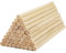 ZENFUN 50 Packs Wooden Dowel Rods, 30CMx12MM Dia Unfinished Wood Sticks for Crafts, Solid Hardwood Sticks for Crafting, DIY, Macrame