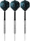 DESIGNA DARTS Mustang V2 Darts | Scallop Steel Tip Darts-Set | Silber | 25g (D3524)