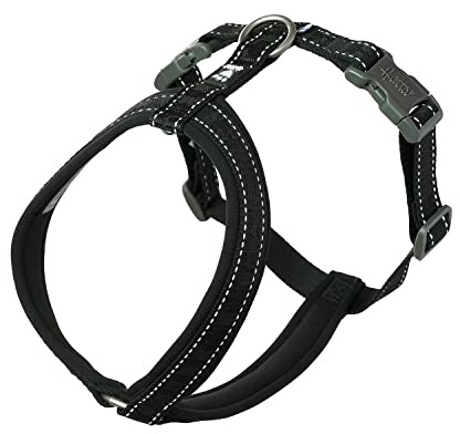 Hurtta Casual Y-Harness ECO Raven 35-45
