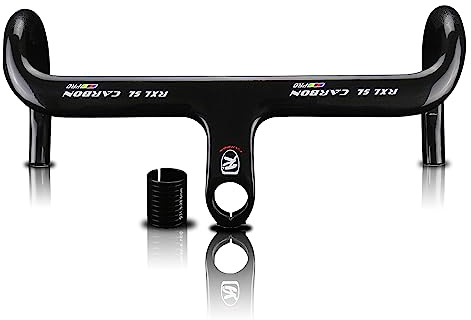 Carbon rennrad lenker, RXL SL integrierte carbon lenker 28,6/31,8mm lenkervorbau einheit raod bike handlebar UD glänzend 440 * 120mm fahrradlenker mit vorbau aero drop bars