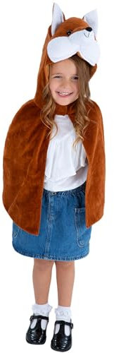Smiffys Deluxe-Fuchs-Plüschumhang, Kinder Halloween