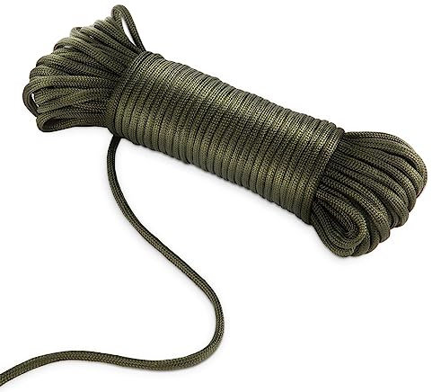 NIZEAMI 4 mm x 30 m Militare Paracord Paracadute Corda Resistente 7 Fili Paracord Fune Corda Tattica per, l'outdoor, Fatto a Mano
