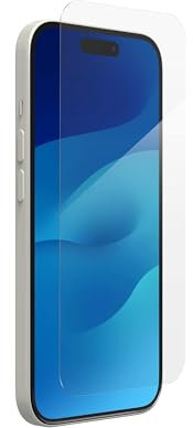 ZAGG InvisibleShield Glass+ iPhone 15 Screen Protector - 3X Stronger with Reinforced Edges, Scratch & Smudge-Resistant Surface, Easy to Install