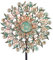 DREAMYSOUL Metall-Windspiel, 41,9 cm Durchmesser x 162,6 cm Höhe, große Windspiele, Outdoor, 5 Zinken, kinetische Windskulpturen und Spinner für Garten und Hof (Bronze)