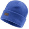 Sterntaler Beanie aus feinem Microfleece - Unisex Kinder Mütze mit Umschlag - Übergangsmütze - Kobaltblau, 55