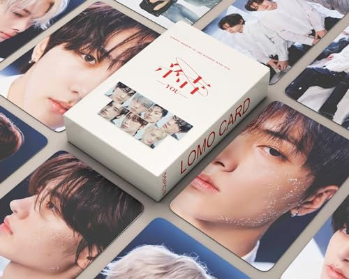 Funwaretech ENHYPEN YOU Photocards 55 Pcs 2023 New Album - You Lomo Cards Kpop Merchandise Gift for Fans Boys Girls ENGENE-Typ F