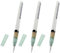 BON-102 Lötflussmittelstift, nachfüllbar, transparent, Kolophonium-Pinselspitze, für Leiterplatten-Löten und Wartung, 3 Stück