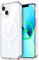 ORNARTO Magnetic Case for iPhone 13- Magsafe Compatible, Clear Hard PC Back, Yellowing-Resistant, Shockproof Cover 6.1inch