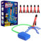 Foam Flyerz - Air Powered Rocket - Outdoor Fun for Kids Aged 5+ - Includes 6 Extreme Rockets - Adjustable Launch Stand - Blasts Up to 22 Metres