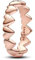Pandora 183427C00 Bague pour femme en forme de cœurs Doré rose, Argent sterling, Aucune pierre précieuse