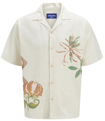 JACK & JONES Male Hawaii-Hemd Relaxed Fit Hawaii-Hemd