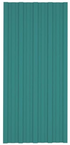 IKAYAA 12x Paneles para Tejado 100 x 45 cm, Chapa Tejado, Techo para Garaje Caseta Placa Cobertizos Verde