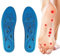 Magnetische Einlegesohlen, Magnetische Massage Einlegesohlen, Massage Magnetische Einlegesohle, Akupressur Einlegesohlen, 1 Paar Akupressur Schuheinlagen, für Männer und Frauen (Blau, 41-46)