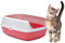 Karlie 522872 Katzentoilette Mary Loo Eco L: 50 B: 38,3 H: 21,4 cm, Spicy Coral