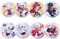 JUSONGKWCP 8 Pcs Unisex Unter Tale Abzeichen Game Figur Sans Papyrus Frisk Flowey Badge Pins Unter Tale Sans Cosplay Accessoires, 58mm, Modern, Mehrfarbig, Edelstahl, Brooch Pin