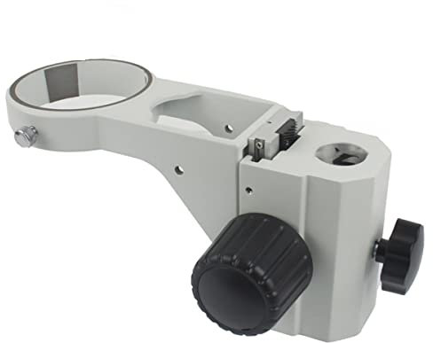 Mikroskop Fernglasmikroskop-Gelenkarm, einstellbarer Mikroskopständer 76 mm Durchmesser(76mm-25mm White)