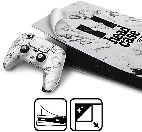 Head Case Designs Offizielle Scotland National Football Team Home 2024/25 Bausätze Vinyl Haut Gaming Aufkleber kompatibel mit Sony PlayStation 5 PS5 Pro Disc Edition Console & DualSense Controller