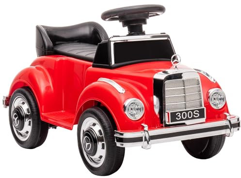 AIYAPLAY Rutschauto, Kinderfahrzeug, Rutscherfahrzeug mit Stauraum, Kinderauto mit Kippschutz Rutscher für 18-48 Monaten Kinder, Rot, 77,5 x 41,5 x 45 cm