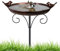 Ciotola Per Bagno Uccelli - Fontana Per Uccelli Da Giardino,Portatile Bassa Decorativa Impermeabile Per Balconi Esterni Attirare Animali Selvatici Giardini Terrazzi