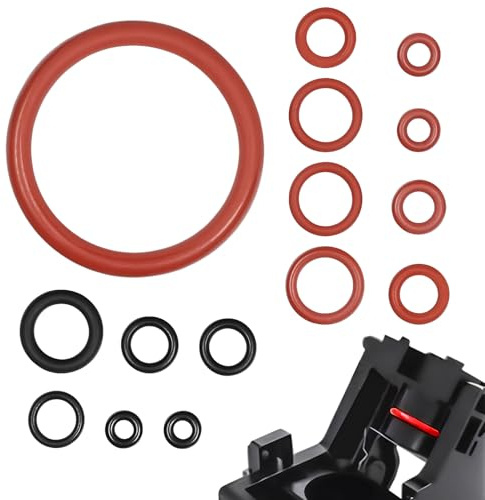 Fogbush Dichtungsringe set,O-Ringe dichtungen für Philips,mit Spidem Gaggia Kaffeemaschinen ür Supportventil Dampfventil Brühgruppe Auslaufventil kompatibel 15PCS