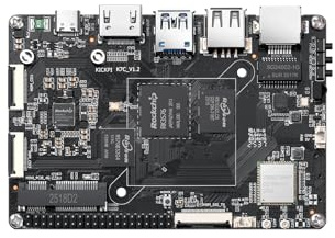 KICKPI K7C Single Board Computer, 4GB RAM 32GB eMMC Rockchip RK3576 4-core 64-bit Processor Developemt Board 4K Video Decoding 2.0GHz Frequency Supports Android 14.0 / Debian 12 / Ubuntu 24.04