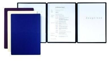 Pagna Bewerbungsmappe Premium Edition Straight 3-teilig, aus hochwertigem Premium-Karton