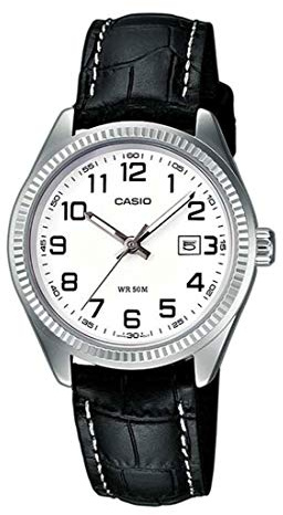 Casio DamenArmbanduhr Analog Quarz Leder LTP-1302PL-7BVEF
