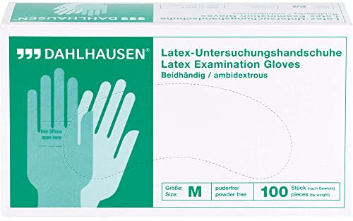 HANDSCHUHE Latex ungepudert Gr.M 100 St
