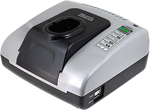 akku-net Akku-Ladegerät mit USB für Makita Moniereisenschneider SC130DRA, 7,2V-18V