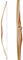SET RAGIM Brown Bear - 58 Zoll - 25-60 lbs - Recurvebogen (25 lbs, Links)
