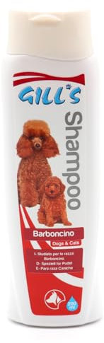 Croci Gill's - Shampoo Barboncino, adatto al pelo riccio dei barboncini, ideale per la toelettatura, 200ml