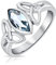 DTPsilver® 925 Sterling Silber Ring - Keltische Dreifaltigkeitsknoten - Keltische Kollektion - Blautopas