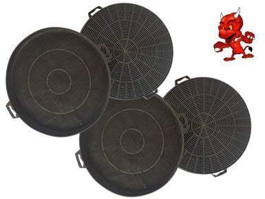 Mega Spar Set 4 Aktivkohlefilter Filter Kohlefilter für Dunstabzugshaube Abzugshaube JUNO, JDK3230AF, JDK3230E, JDK3230S