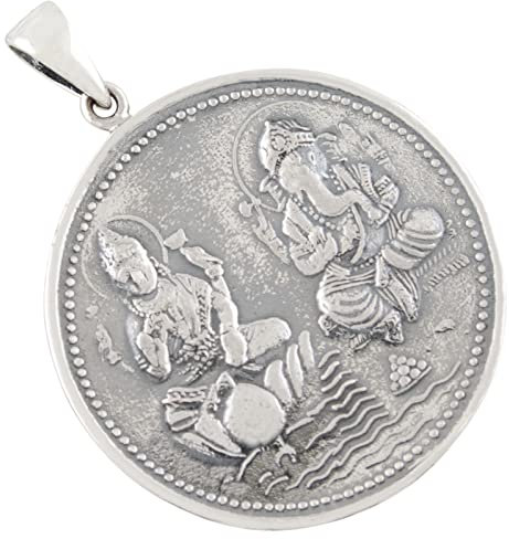 AFP Anhänger Ganesha Lakshmi 925 Sterling Silber AS-640